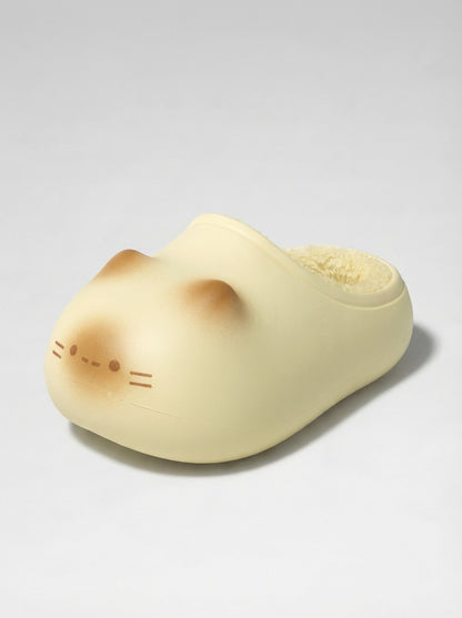 Pawkiee - Cat Paw Print Fluffy Slippers